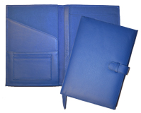 Blue Large Grid Notebook Covers